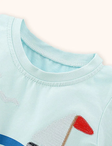 Sailing Applique T-shirt